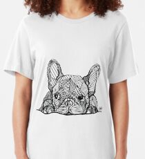 French Bulldog Puppy Slim Fit T-Shirt