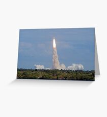 Liftoff: Space Shuttle Atlantis Greeting Card