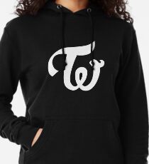 ZWEIMALES KPOP LOGO - WEISS Leichter Hoodie