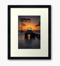 Caribbean Sunset Framed Print