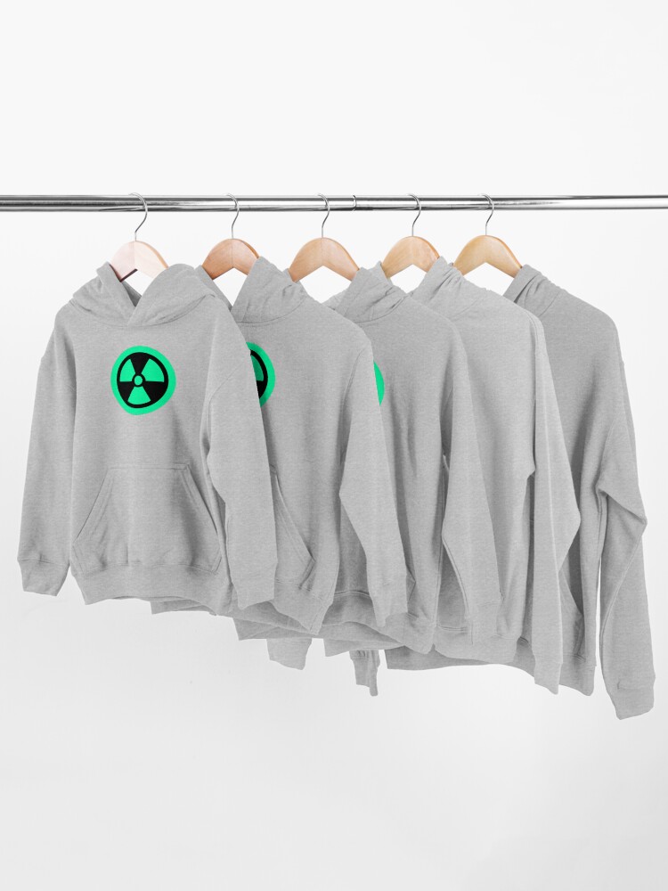 Alternate view of Fluo Radioactive Kids Pullover Hoodie