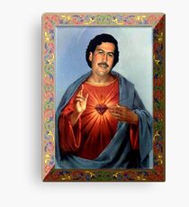 Saint Pablo Escobar Canvas Print