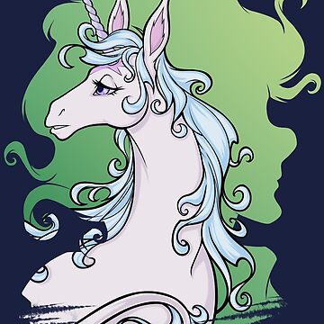 Artwork thumbnail, The Last Unicorn Molly Grue Green by cybercat