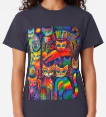 Rainbow cats acrylics Classic T-Shirt