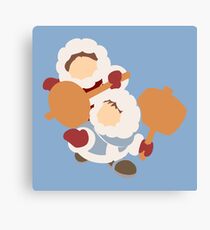 Smash Bros - Ice Climbers Red Gloves Canvas Print