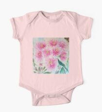 Gum Blossoms (ii) by Liz H Lovell One Piece - Short Sleeve