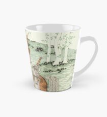 Then he coaxed her down and took her home Tall Mug