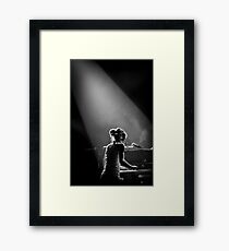 On Piano Framed Print