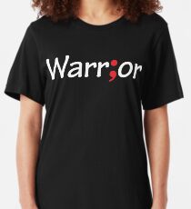 Semicolon; Warrior Slim Fit T-Shirt
