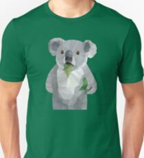 Koala with Koalafication Polygon Art Unisex T-Shirt
