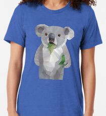 Koala mit Koalafication Polygon Art Vintage T-Shirt