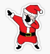 Dabbing Santa Sticker
