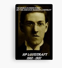 HP LOVECRAFT MEMORY Canvas Print