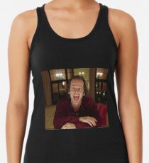 Jack Nicholson The Shining Still - Stanley Kubrick Movie Racerback Tank Top