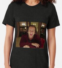 Jack Nicholson The Shining Still - Stanley Kubrick Movie Tri-blend T-Shirt