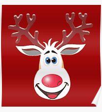 Happy Rudolph - The Red Nosed Reindeer Poster