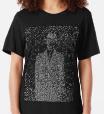 Son of Triangles (White on Dark Shirt) Slim Fit T-Shirt