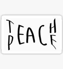 Teach Peace Sticker