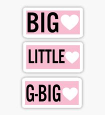 Big/Little/G-Big Sticker