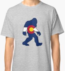 Colorado flag big foot yeti Classic T-Shirt