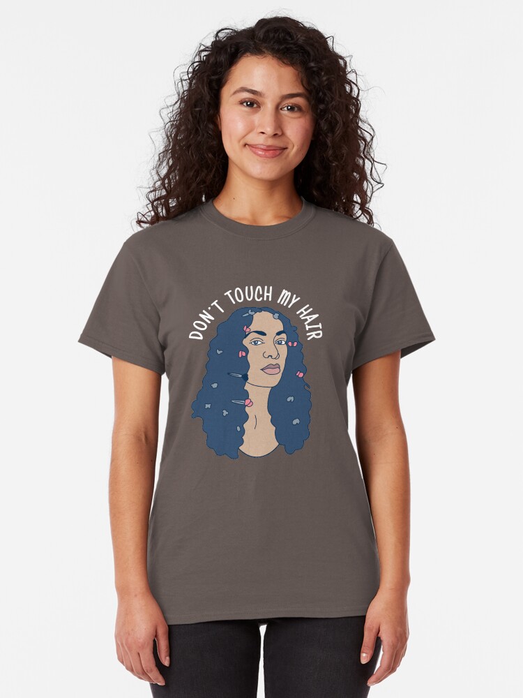 Alternate view of Solo Don't Touch My Hair Classic T-Shirt