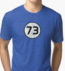 73 Sheldon Distressed Tri-blend T-Shirt