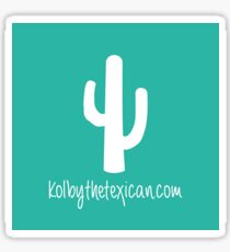 KolbytheTexican.com Sticker