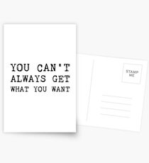 The Rolling Stones - Lyrics Postcards