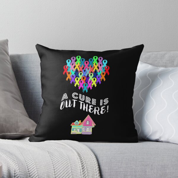 A Cure Is Out There Throw Pillow