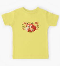 Fox Mom & Pup Kids Tee