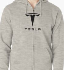 Tesla Motors Zipped Hoodie