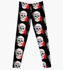 INDIANA UNIVERSITY SKULL Leggings