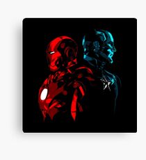 Captain Iron Canvas Print