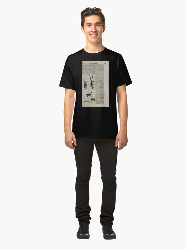 Alternate view of The History of Four Footed Beasts Serpents and Insects 183 Classic T-Shirt