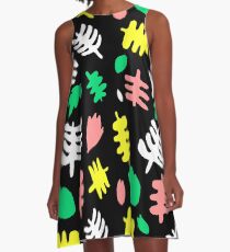Paradise Tropic black A-Line Dress
