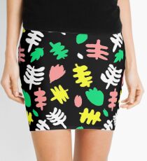 Minifalda Paradise Tropic black