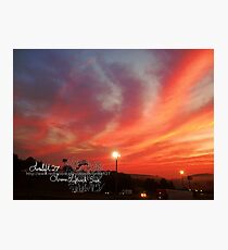 just peachy Photographic Print