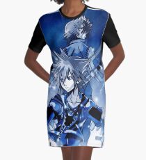Final Key Sword Graphic T-Shirt Dress