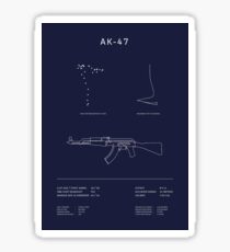 CSGO AK-47 Blueprint Sticker