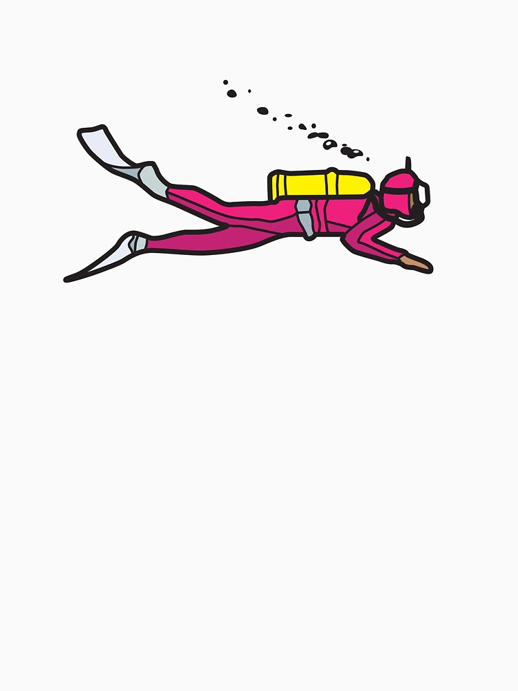 Pink Diver by trebordesign