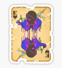 King of Bleeding Hearts Sticker