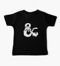 DND White Logo Baby Tee
