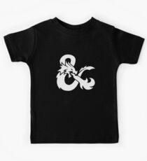 DND White Logo Kids Tee