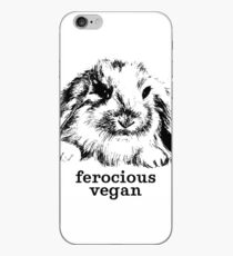 Ferocious vegan iPhone Case