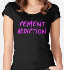 Cement Addiction Women's Fitted Scoop T-Shirt