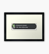 Achievement Unlocked Framed Print