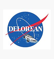 Delorean Nasa Photographic Print