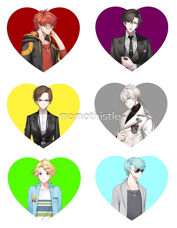 "Mystic Messenger Hearts" by momothistle | Redbubble