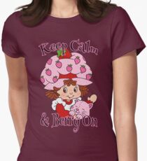 Keep Calm and Berry On Women's Fitted T-Shirt