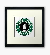 Time Lord Coffee Framed Print